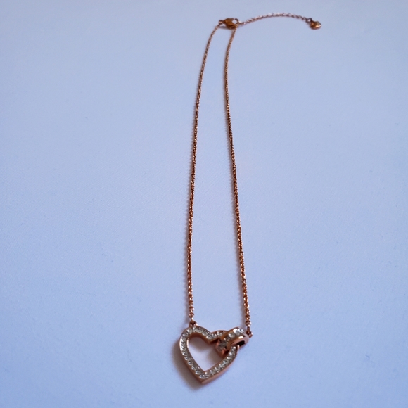 Lovely Necklace, White, Rose-gold tone plated - Picture 7 of 10